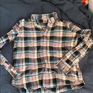 J. Crew Multicolor Plaid Slim Fit Shirt